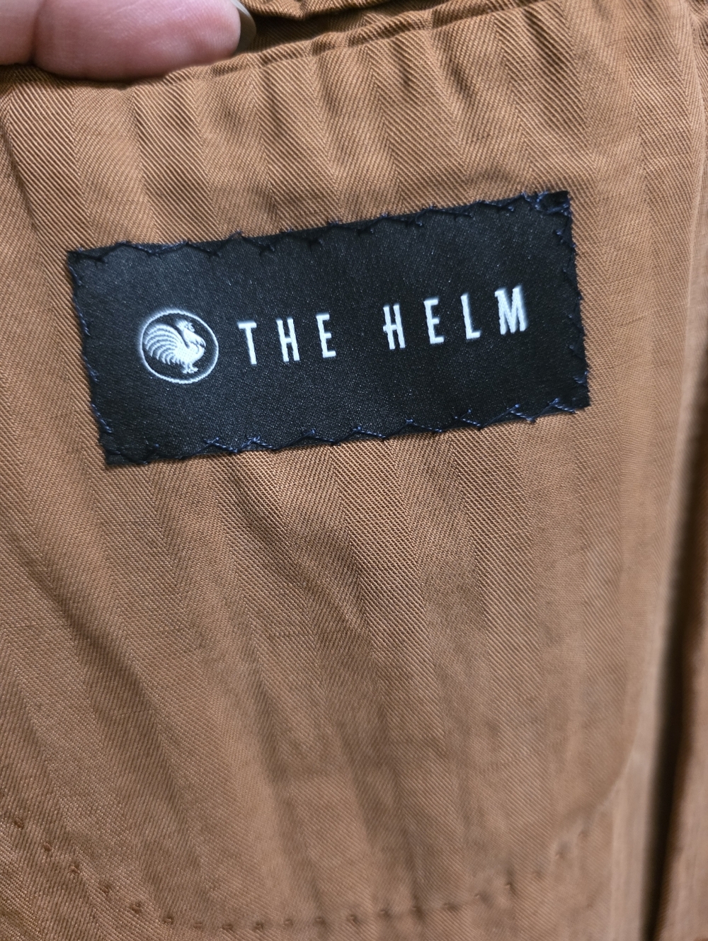 L.B.M. 1911 | Brown Linen Cotton Blazer Made in Italy – Men’s 50R - Picture 9 of 13